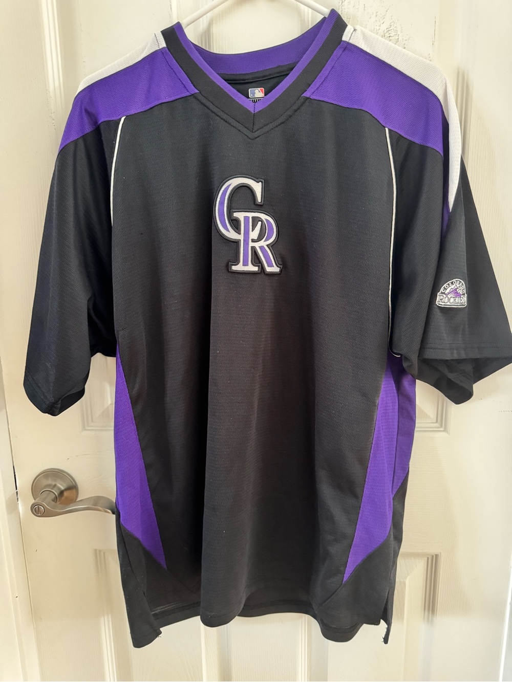 Genuine Merchandise Colorado Rockies Black & Purple Short Sleeve Jersey